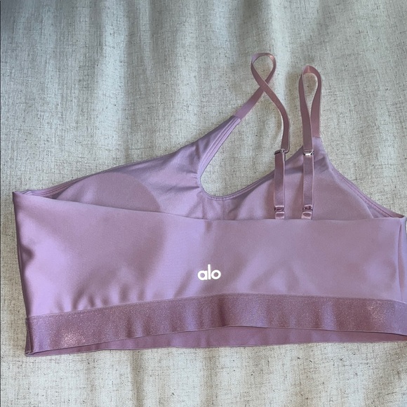 ALO Lavender Sports Bra - Picture 2 of 5